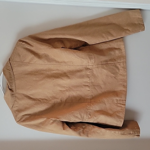 Austin Clothing Company Womans Sz. M Jacket Suede Look Beige - Picture 6 of 7